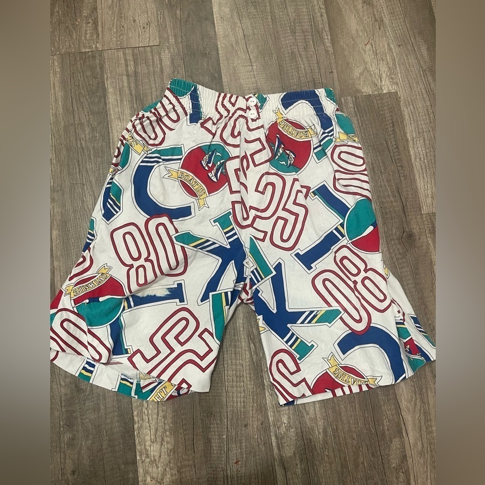 Original JAMS jams world cotton shorts wild print 11/12 S Y2K 90s Rag surf